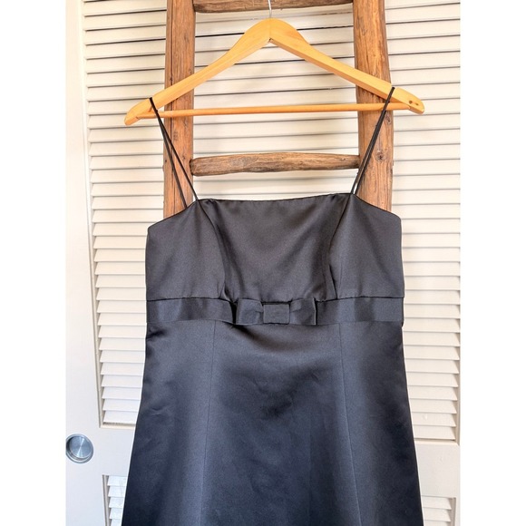 David's Bridal Black Dress Formal Occasion Evening Party Size 6 - Picture 3 of 5